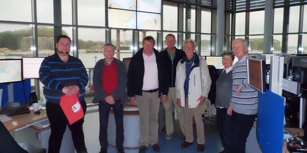 Besuch der Verkehrszentrale Travemünde des Wasserstraßenund